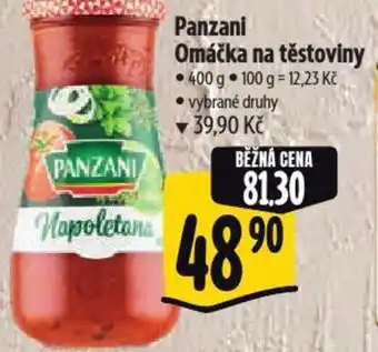 Albert Panzani Omáčka na těstoviny nabídka