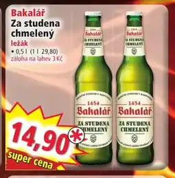 Norma Bakalář Za studena chmelený ležák nabídka