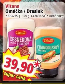 Norma Vitana Omáčka / Dresink nabídka