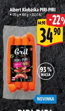 Albert Albert Klobáska PIRI-PIRI 170 g nabídka