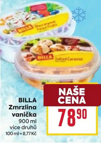 Billa BILLA Zmrzlina vanička nabídka