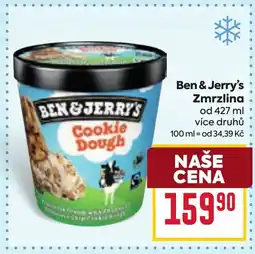 Billa Ben & Jerry's Zmrzlina nabídka