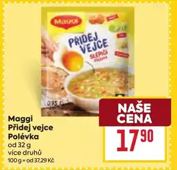 Billa Maggi Přidej vejce Polévka nabídka