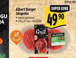 Albert Burger jalapeňo nabídka
