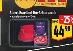Albert Hovězí carpaccio nabídka
