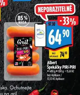 Albert Špekáčky piri-piri nabídka