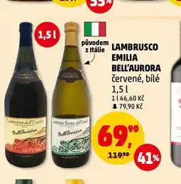 Penny Market Lambrusco emilia bell'aurora nabídka
