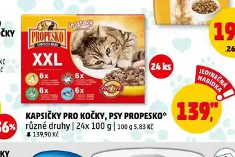 Penny Market Propesko kapsičky pro psy nabídka