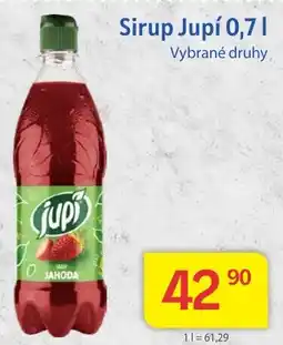 Kubík potraviny Sirup Jupí 0,7L nabídka
