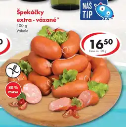 CBA Špekáčky extra - vázané nabídka