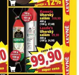 Norma Uherský salám nabídka