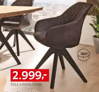 XXXLutz ŽIDLE S PODRUČKAMI nabídka