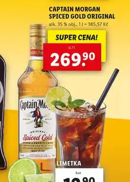 Lidl Captain morgan spiced gold original nabídka