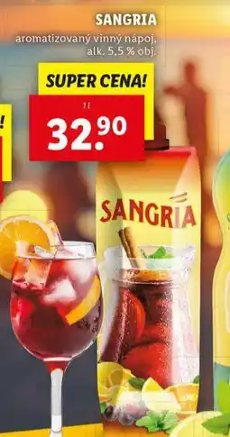 Lidl Sangria nabídka