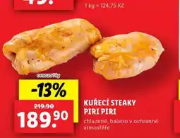 Lidl Kuřecí steaky piri piri nabídka