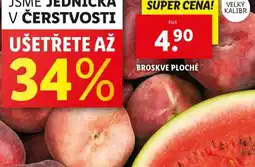 Lidl Broskve ploché nabídka