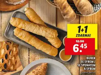 Lidl Burek se špenátem a sýrem nabídka