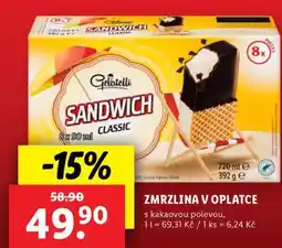 Lidl Zmrzlina v oplatce nabídka