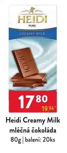 Qanto Heidi Creamy Milk mléčná čokoláda nabídka