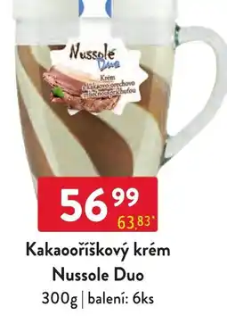 Qanto Kakaooříškový krém Nussole Duo nabídka