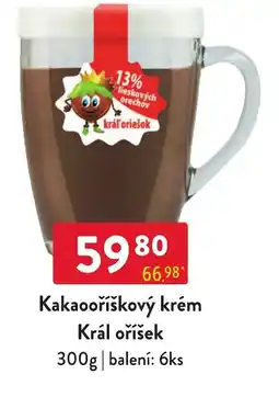 Qanto Kakaooříškový krém Král oříšek nabídka
