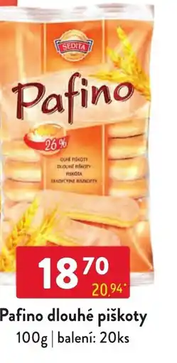 Qanto Pafino dlouhé piškoty nabídka