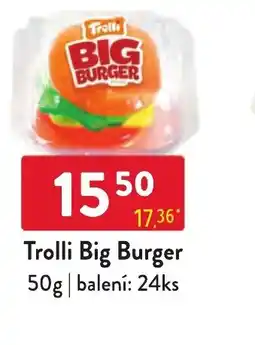 Qanto Trolli Big Burger nabídka