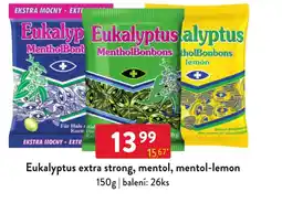 Qanto Eukalyptus extra strong, mentol, mentol-lemon nabídka