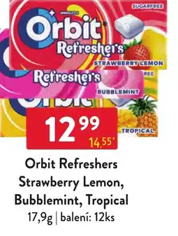 Qanto Orbit Refreshers Strawberry Lemon, Bubblemint, Tropical nabídka