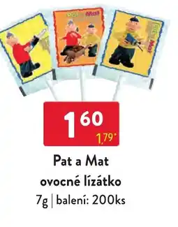 Qanto Pat a Mat ovocné lízátko nabídka