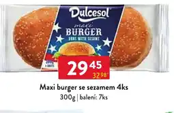 Qanto Maxi burger se sezamem 4ks nabídka