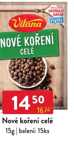 Qanto Nové koření celé nabídka
