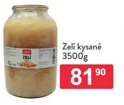 Qanto Zelí kysané 3500g nabídka