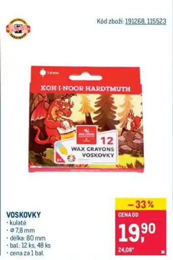 Makro VOSKOVKY nabídka