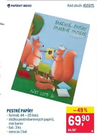 Makro PESTRÉ PAPÍRY nabídka
