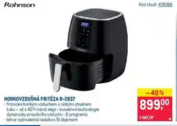 Makro HORKOVZDUŠNÁ FRITÉZA R-2837 nabídka