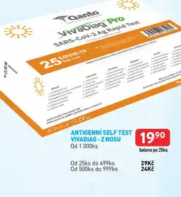 Qanto ANTIGENNÍ SELF TEST VIVADIAG-Z NOSU nabídka