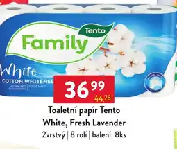Qanto Toaletní papír Tento White, Fresh Lavender nabídka