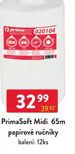 Qanto PrimaSoft Midi 65m papírové ručníky nabídka