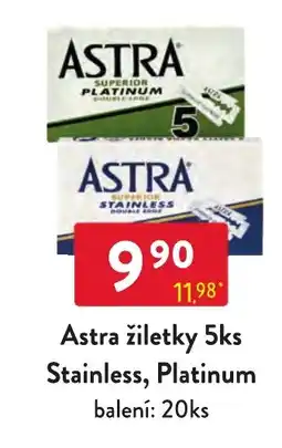 Qanto Astra žiletky 5ks Stainless, Platinum nabídka