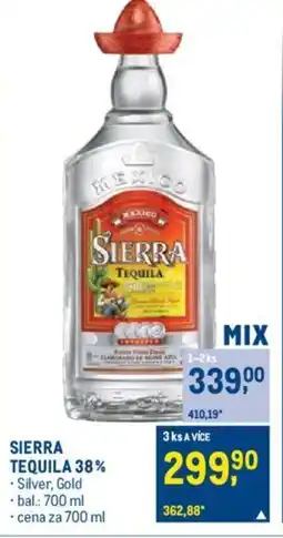 Makro SIERRA TEQUILA 38% nabídka