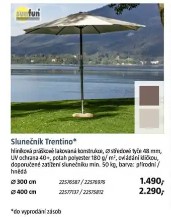 Bauhaus Slunečník Trentino nabídka