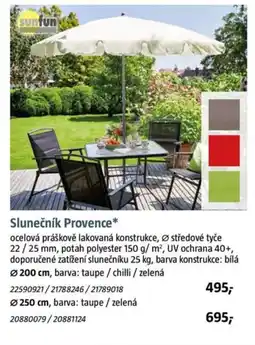 Bauhaus Slunečník Provence nabídka