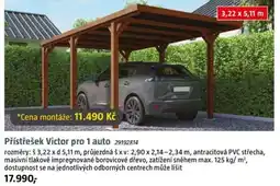Bauhaus Přístřešek Victor pro 1 auto nabídka