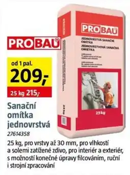 Bauhaus Sanační omítka jednovrstvá nabídka