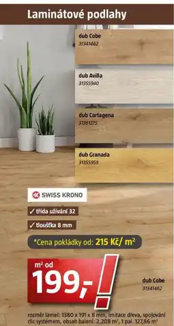 Bauhaus Laminátové podlahy nabídka