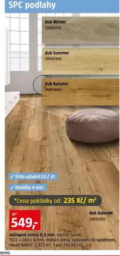 Bauhaus SPC podlahy nabídka