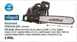 Bauhaus Benzinová řetězová pila nabídka