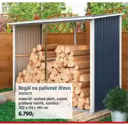 Bauhaus Regál na palivové dřevo nabídka