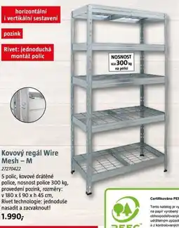 Bauhaus Kovový regál Wire Mesh - M nabídka